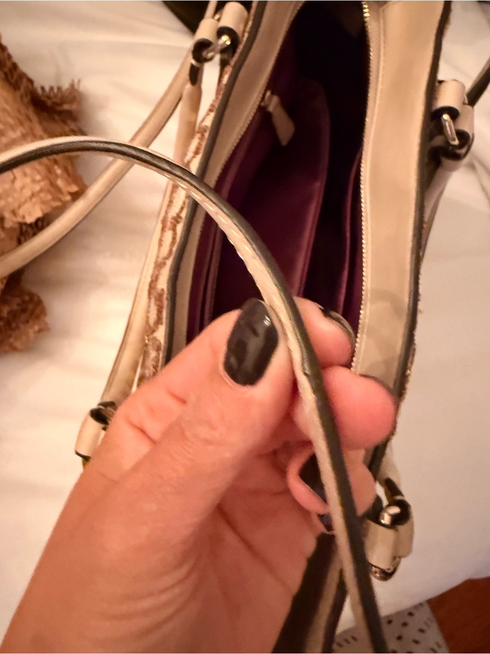 Coach Poppy Sequin Signature C Blaire tote - Picture 11 of 14